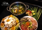 Lẩu nấm hải sản thanh đạm, nghi ngút khói cho ngày mưa rả rích